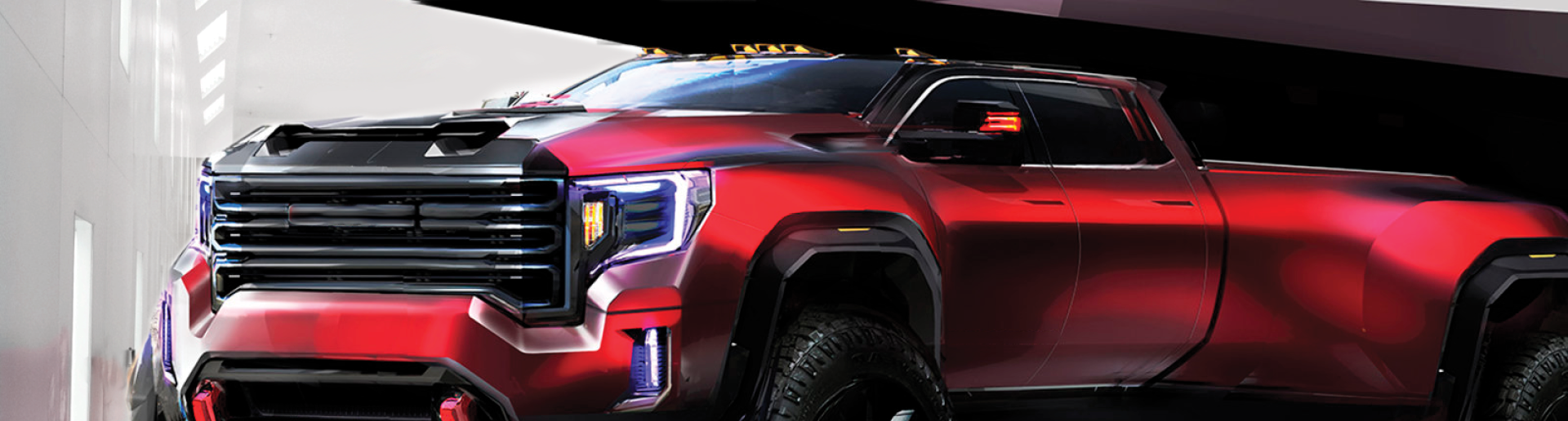 2020 Sierra HD sketch by GMC designer Karan Moorjani
