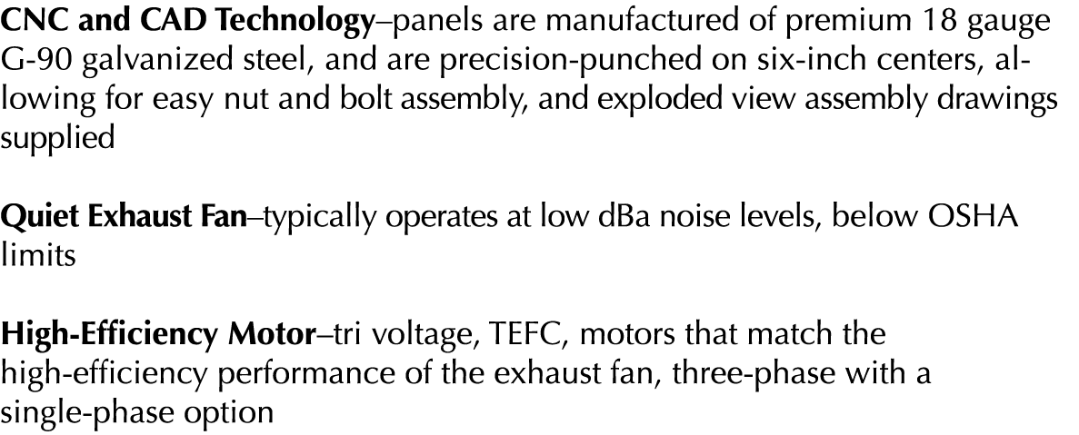 CNC and CAD Technology panels are manufactured of premium 18 gauge G-90 galvanized steel, and are precision-punched o   