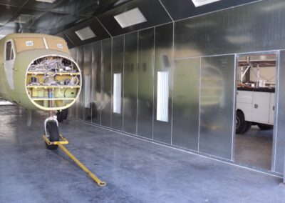 hangar paint booth