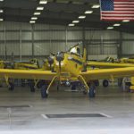 yellow air tractor aircraft