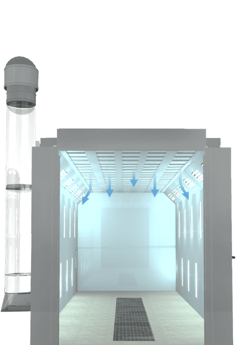 Airflow Designs for Spray Paint Booths | Spray Systems, Inc.